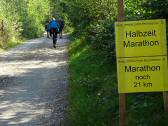  Infotafeln fr die Marathonis 